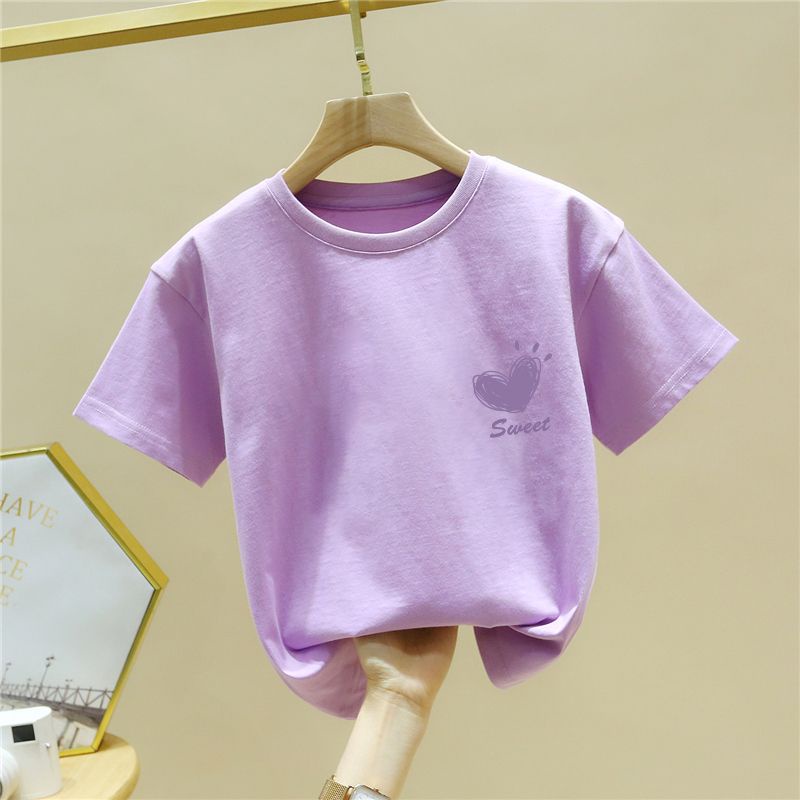 Áo Thun Cotton Tay Ngắn Phong Cách Mới Mùa Hè 2023 Cho Bé Trai Và Bé Gái