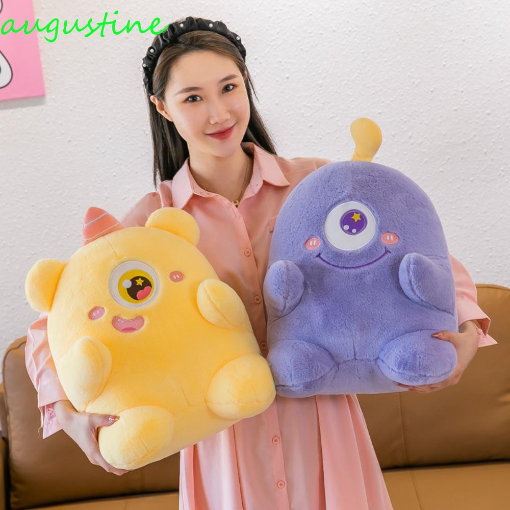 Thú Nhồi Bông Hình Nhân Vật Anime Mắt To Mềm Mại Trang Trí Nhà Cửa