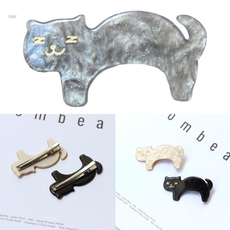 Kẹp Tóc Mini Hình Mèo Dễ Thương Phong Cách Y2K