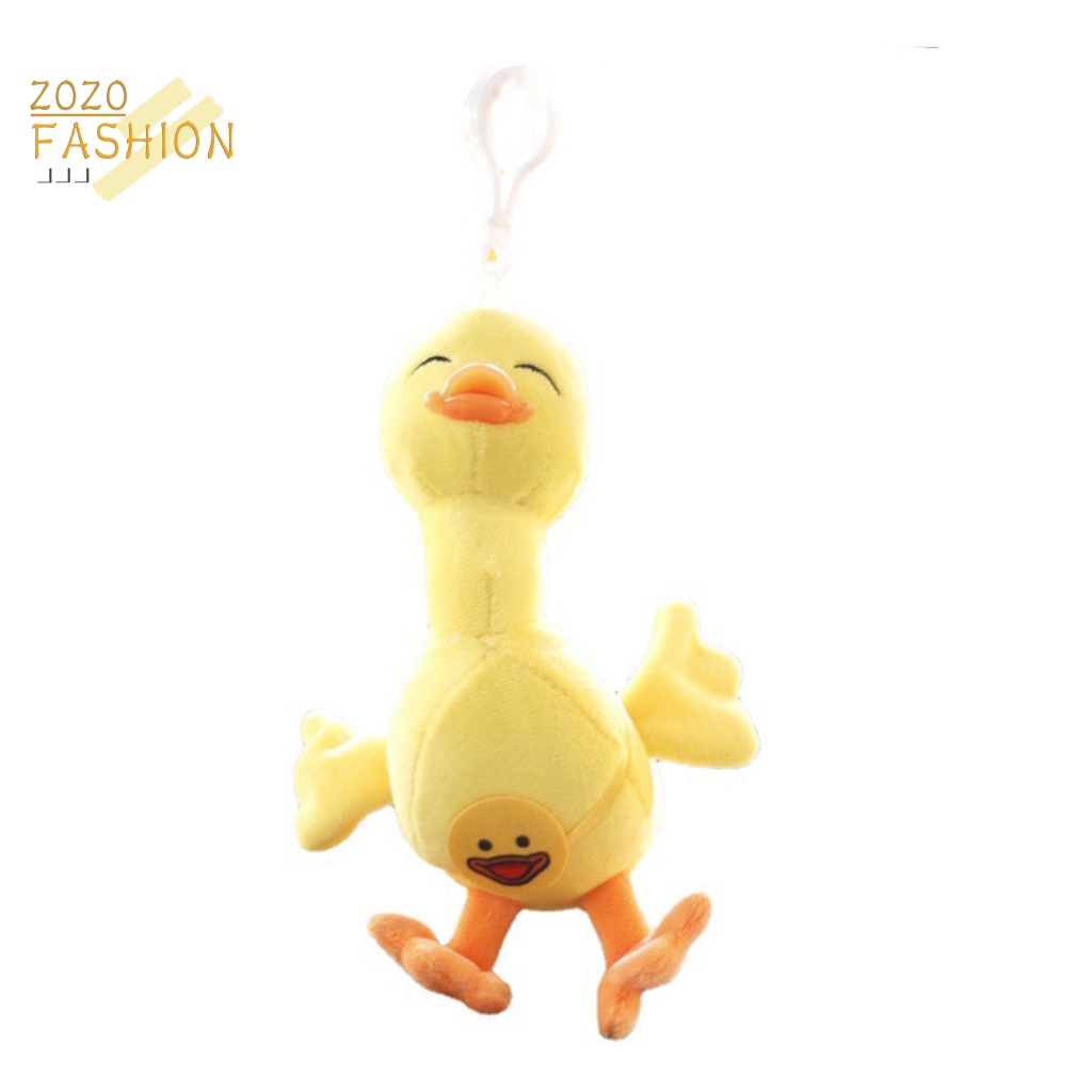 Móc Khóa Vịt Nhồi Bông Dễ Thương Dùng Để Trang Trí