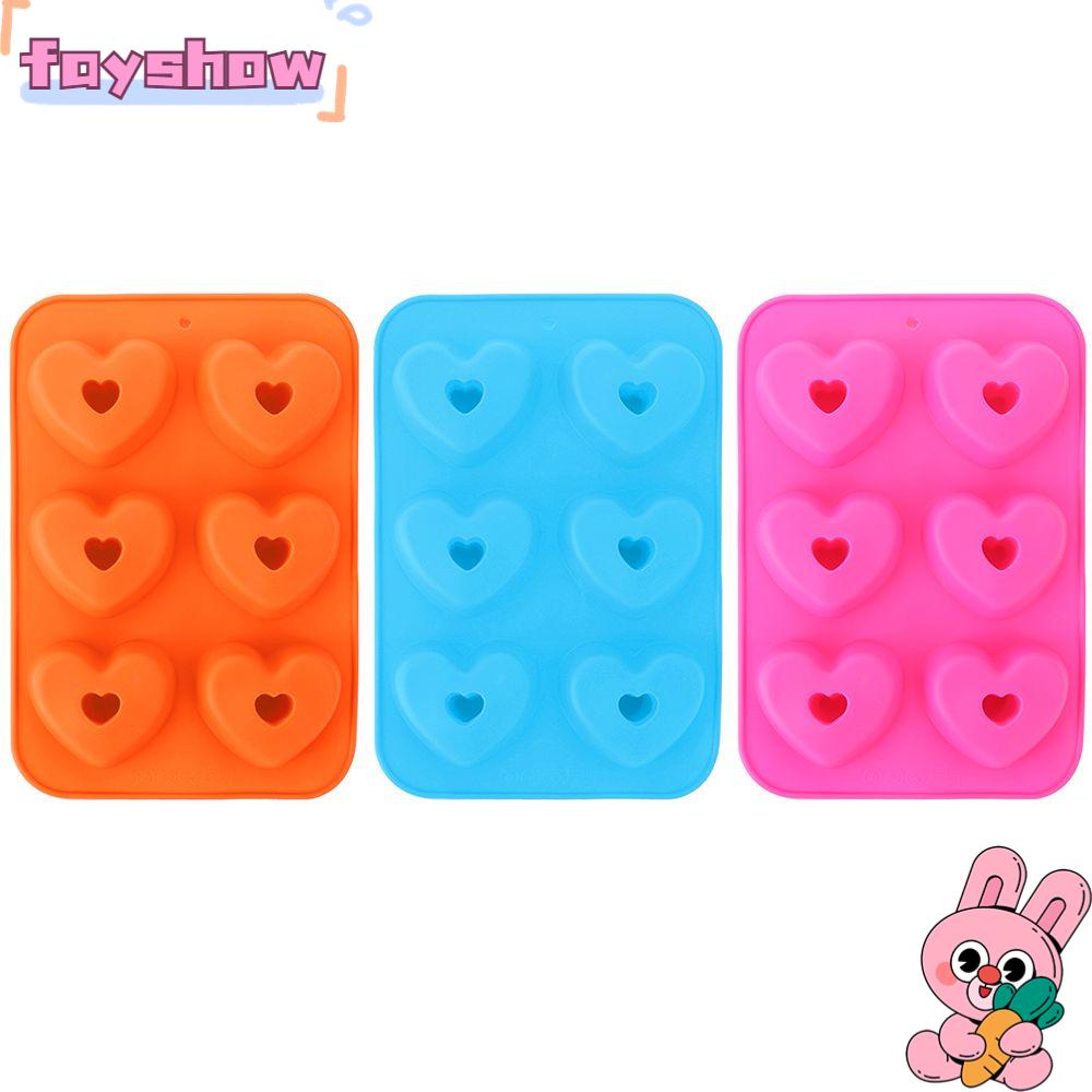 Khuôn Làm Bánh Donut Hình Trái Tim Có Thể Tái Sử Dụng