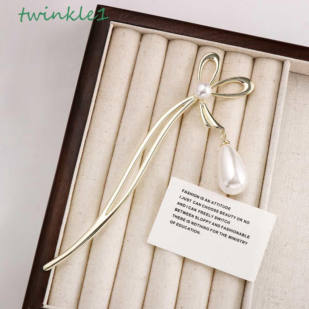 Trâm Cài Tóc Đính Đá Lấp Lánh Phong Cách Hàn Quốc Cho Nữ