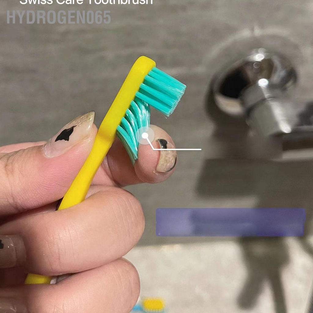 Hydrogen065 10 CÁI Bàn Chải Đánh Răng Bằng Nhựa Nhiều Màu Sắc Thêm Sạch Sẽ Mềm Điều Dưỡng Cho Nhạy Cảm