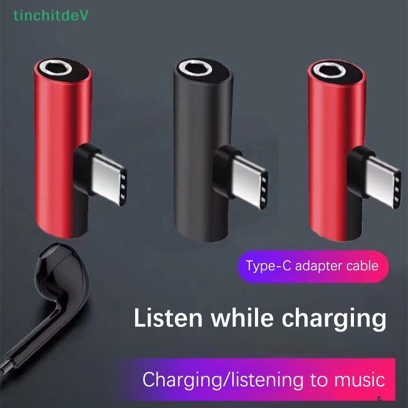 Giắc Chuyển Đổi 2 Trong 1 Từ Type-C Sang Cổng Cắm Type-C Sang Cổng Cắm 3.5mm