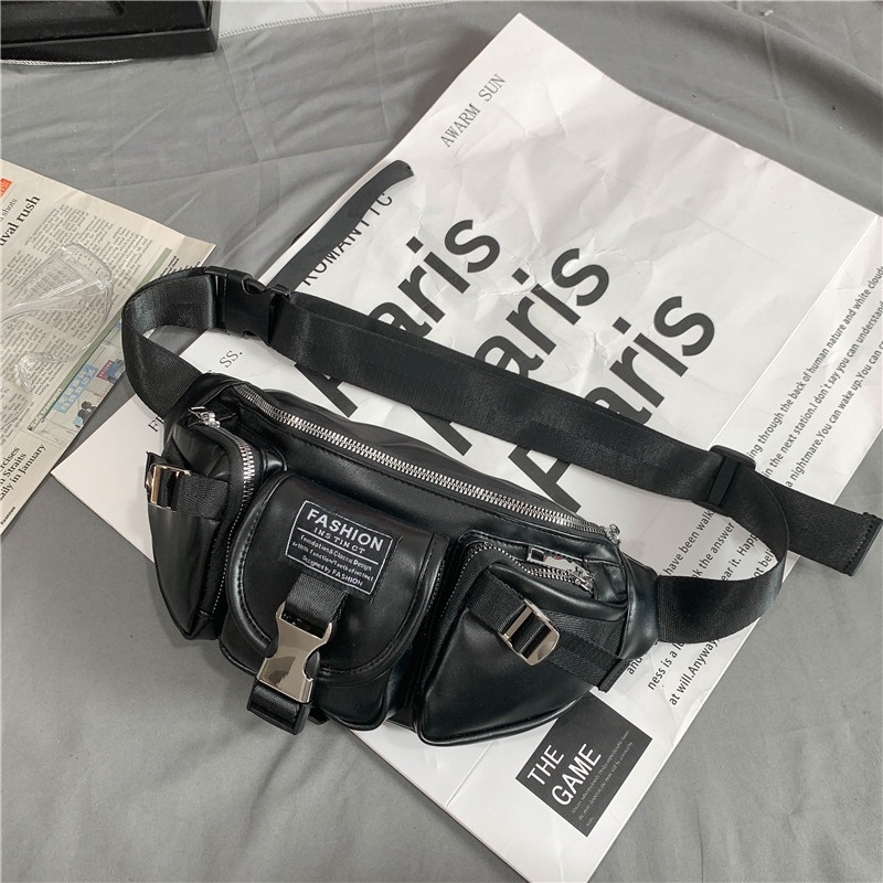 Túi Đeo Chéo Ngực Mềm Mại Phong Cách Thể Thao Hàn Quốc Cá Tính Cho Nữ