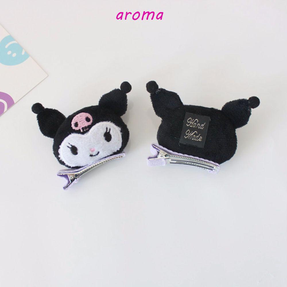 Kẹp Tóc Vải Bông Mềm Mại Hình Melody / Cún Cinnamon Hoạt Hình Phong Cách Hàn Quốc Cho Nữ