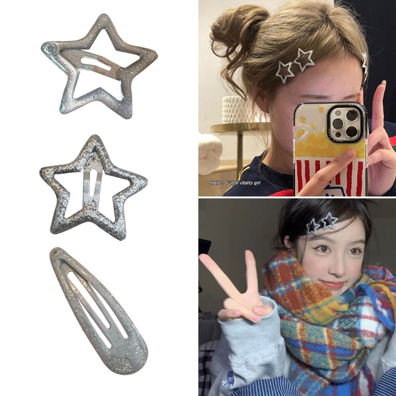 Kẹp Tóc Mạ Bạc 2K Thời Trang Dành Cho Nữ