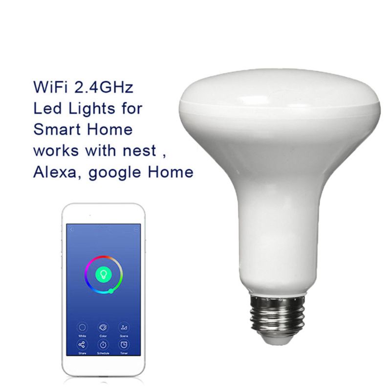 Đồng Hồ Hẹn Giờ Thông Minh Điều Khiển Bằng Giọng Nói Không Dây Đổi Màu Theo Nhiệt Độ