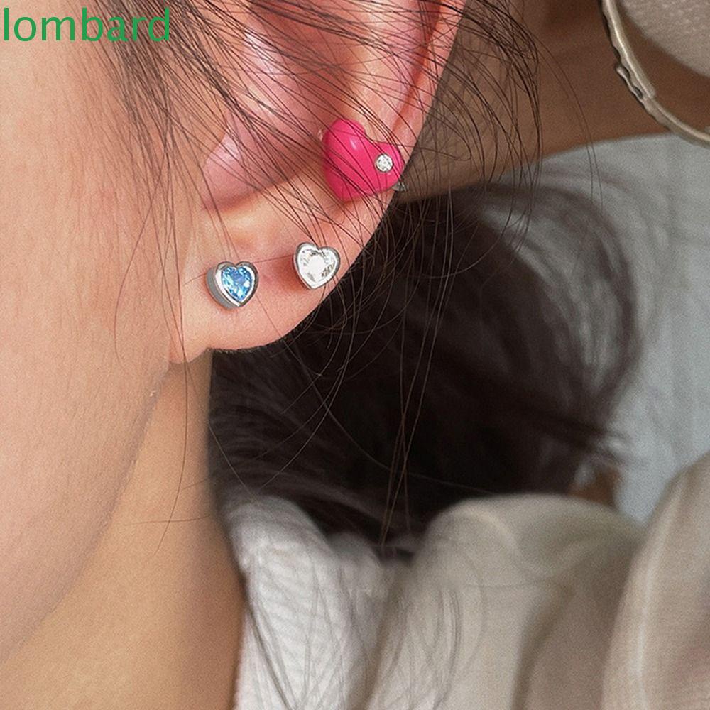 Khuyên Tai Hình Trái Tim Thời Trang Hàn Quốc Dành Cho Nữ