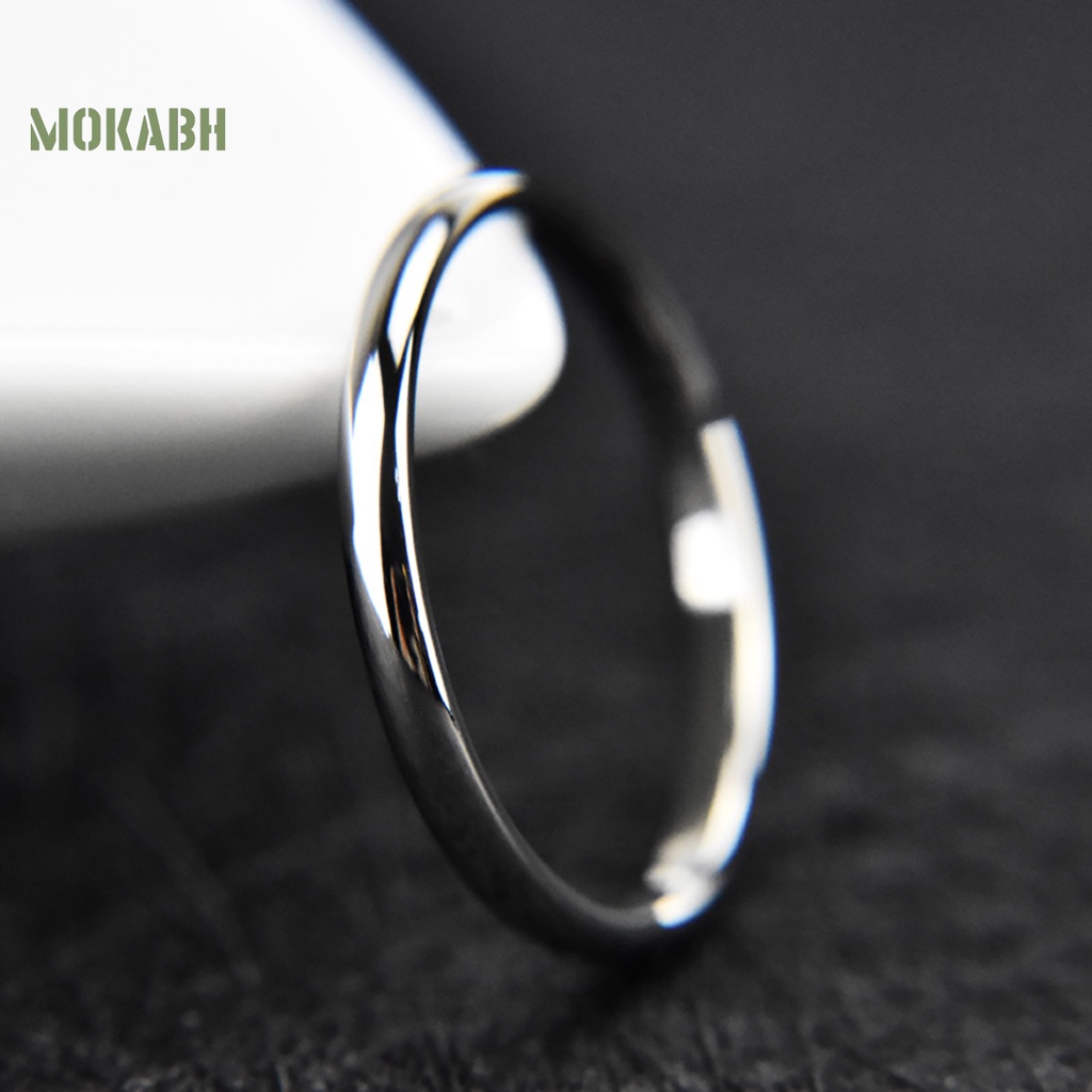 Nhẫn Cặp Bằng Thép Titan Tinh Tế Đa Ứng Dụng