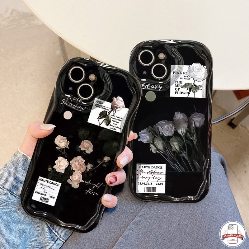 Ốp Điện Thoại Hình Hoa Hồng 3D Cho Vivo Y12 Y15 Y31 Y21s Y30 Y15A Y02 Y20i Y91 Y20 Y21 Y11 Y51 Y12i Y35 Y17 Y16 Y22s Y15s Y51A Y91C Y12s Y33s Y95 Y22