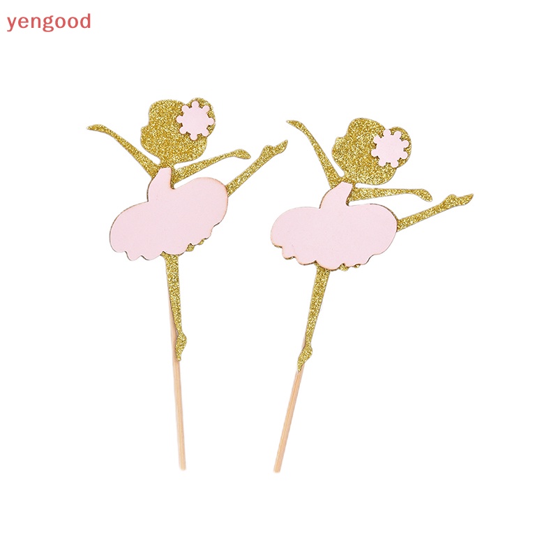 Set 10 Phụ Kiện Trang Trí Bánh Cupcake Chủ Đề Giáng Sinh Đáng Yêu