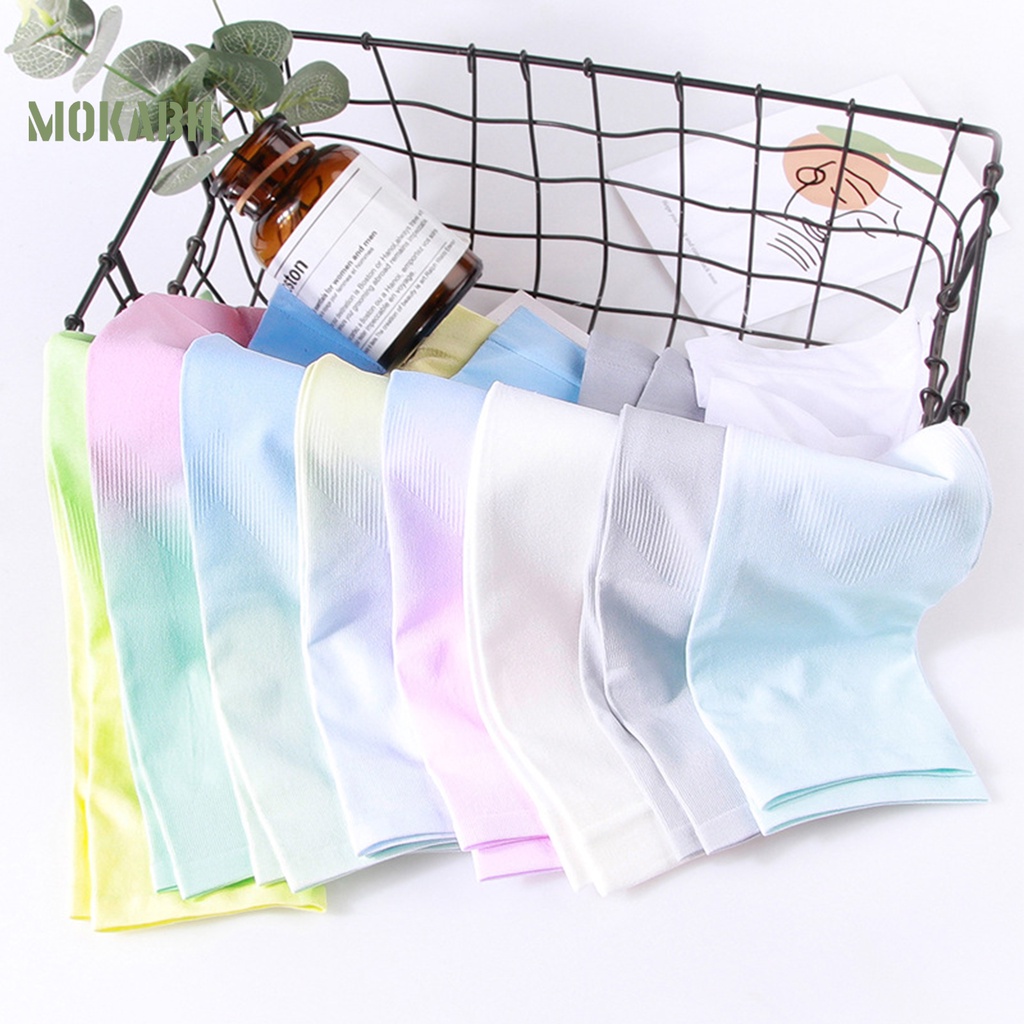 1 Cặp Găng Tay Co Giãn Tốt Không Bị Rối Thấm Hút Mồ Hôi Màu Gradient