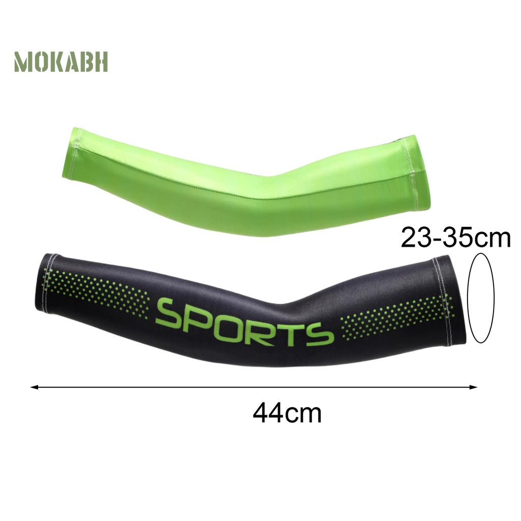 1 Cặp Ống Tay Áo Chống Nắng Bằng Lụa Lạnh Mỏng Độ Co Giãn Cao Dùng Khi Lái Xe Cho Nam