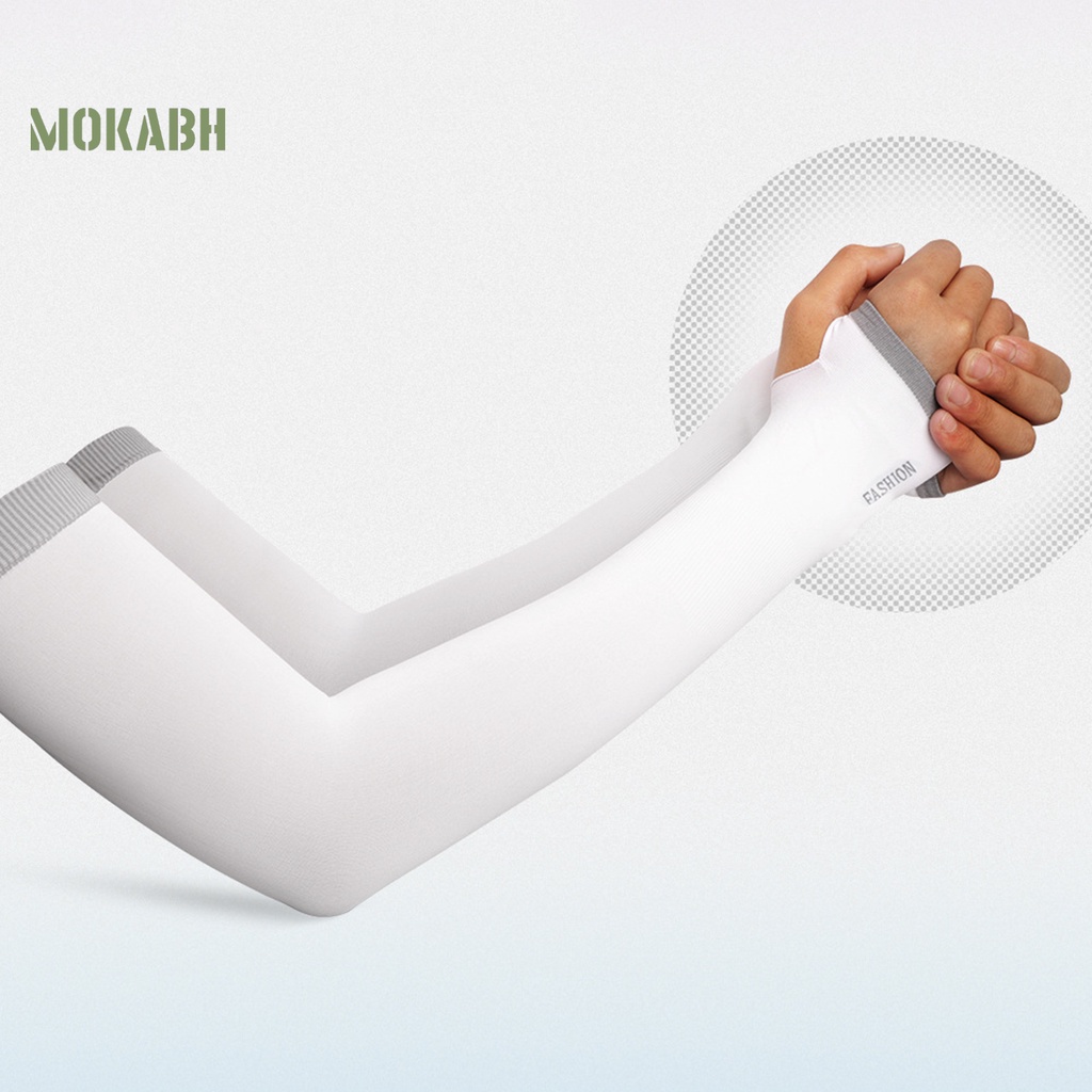 1 Cặp Ống Tay Áo Bằng Spandex Spandex Siêu Mềm Chống Tia UV Cho Nam Và Nữ