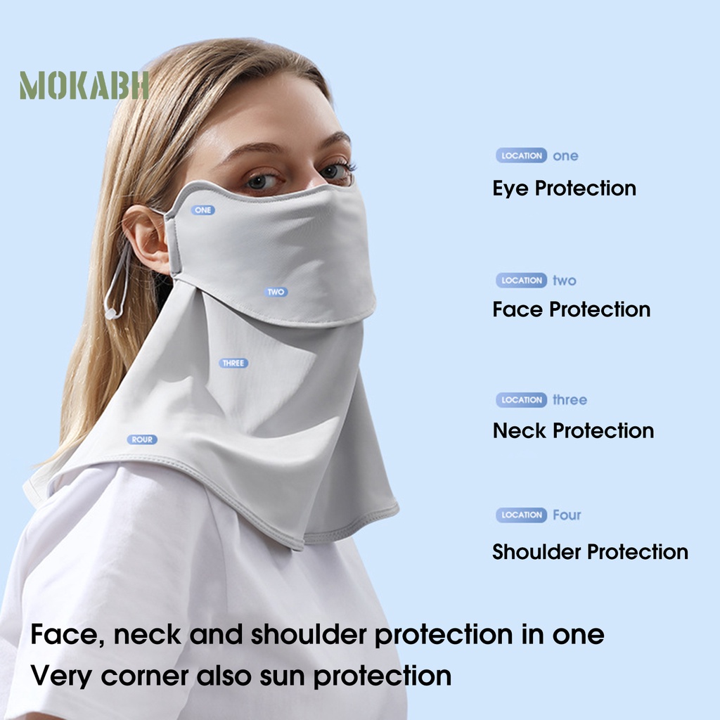 Khăn Bandana Che Tai Thoáng Khí Chống Nắng Dùng Khi Đạp Xe Ngoài Trời Cho Nam Và Nữ