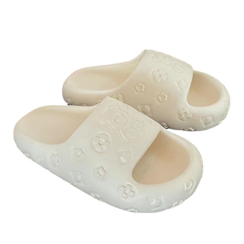 Dép Sandal Đế Dày Chống Trượt Hình Gấu Dễ Thương Thời Trang Mùa Hè Cho Nữ