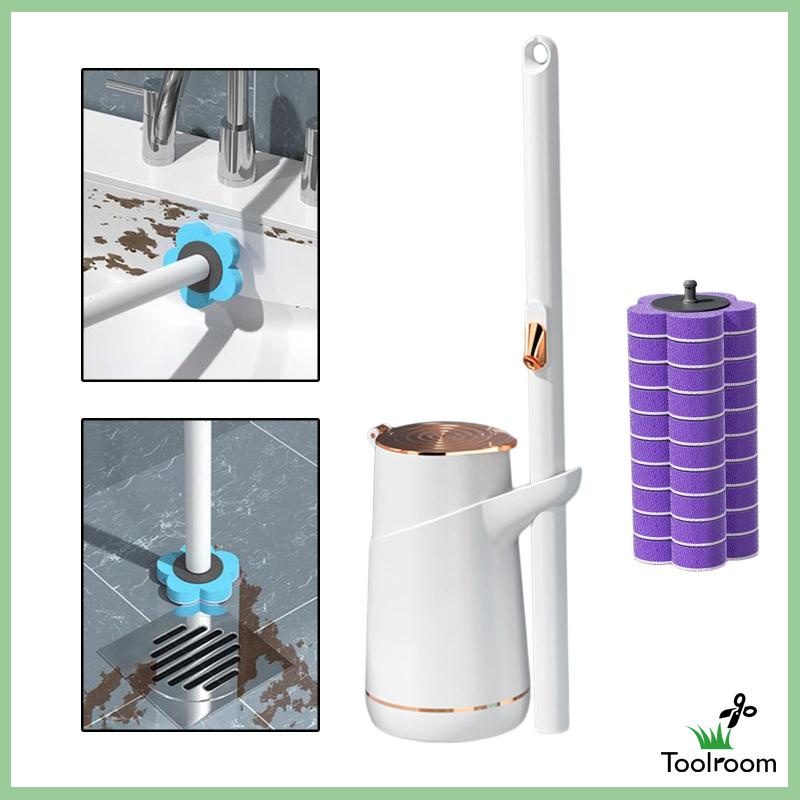 Set 10 Cọ Chà Bồn Cầu Dùng Một Lần Màu Xanh Dương