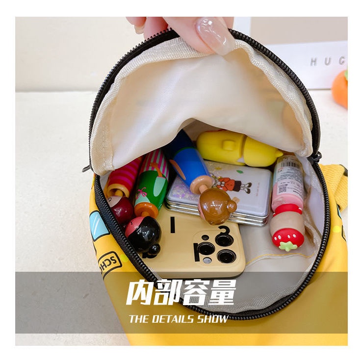 Túi Đeo Chéo Ngực Siêu Nhẹ Thiết Kế Dễ Thương Cho Bé Trai