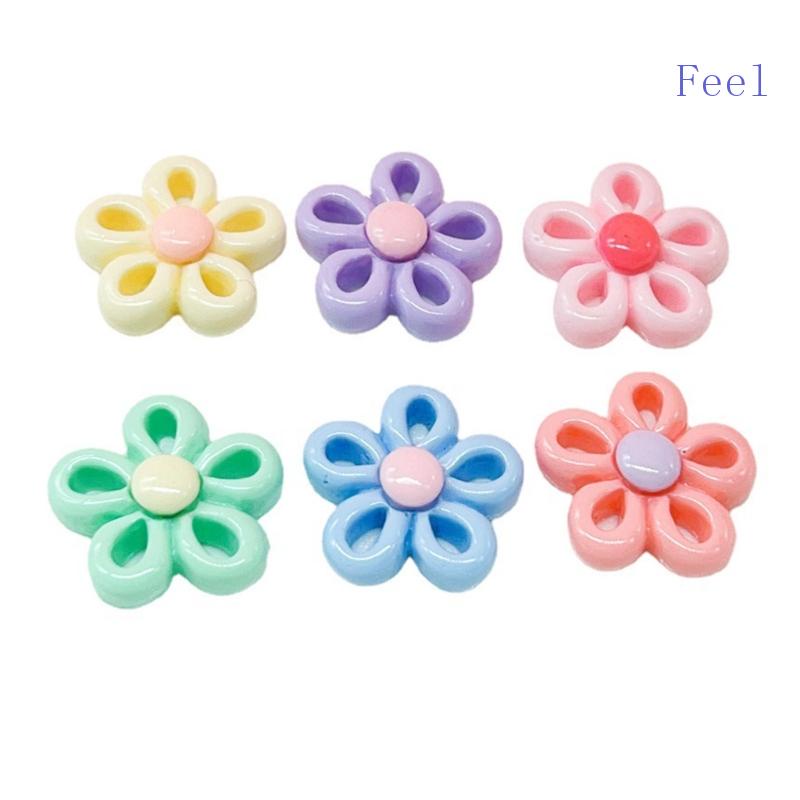 Phụ Kiện Resin Rỗng Hình Hoa Resin Dùng Làm Trang Sức Thủ Công