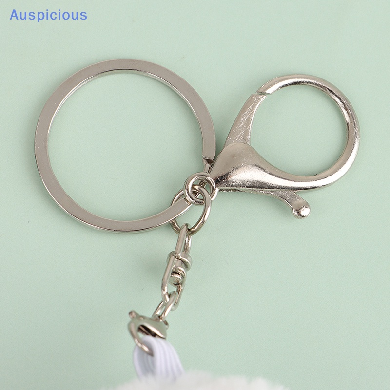 Móc Khóa Búp Bê Ma Nhồi Bông Mềm Mại Màu Trắng Dùng Làm Quà Tặng Halloween