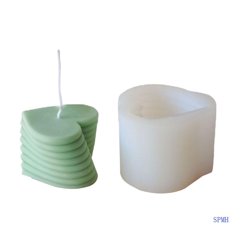 Khuôn Silicone Xoay 3D Làm Xà Phòng / Nến Thủ Công DIY