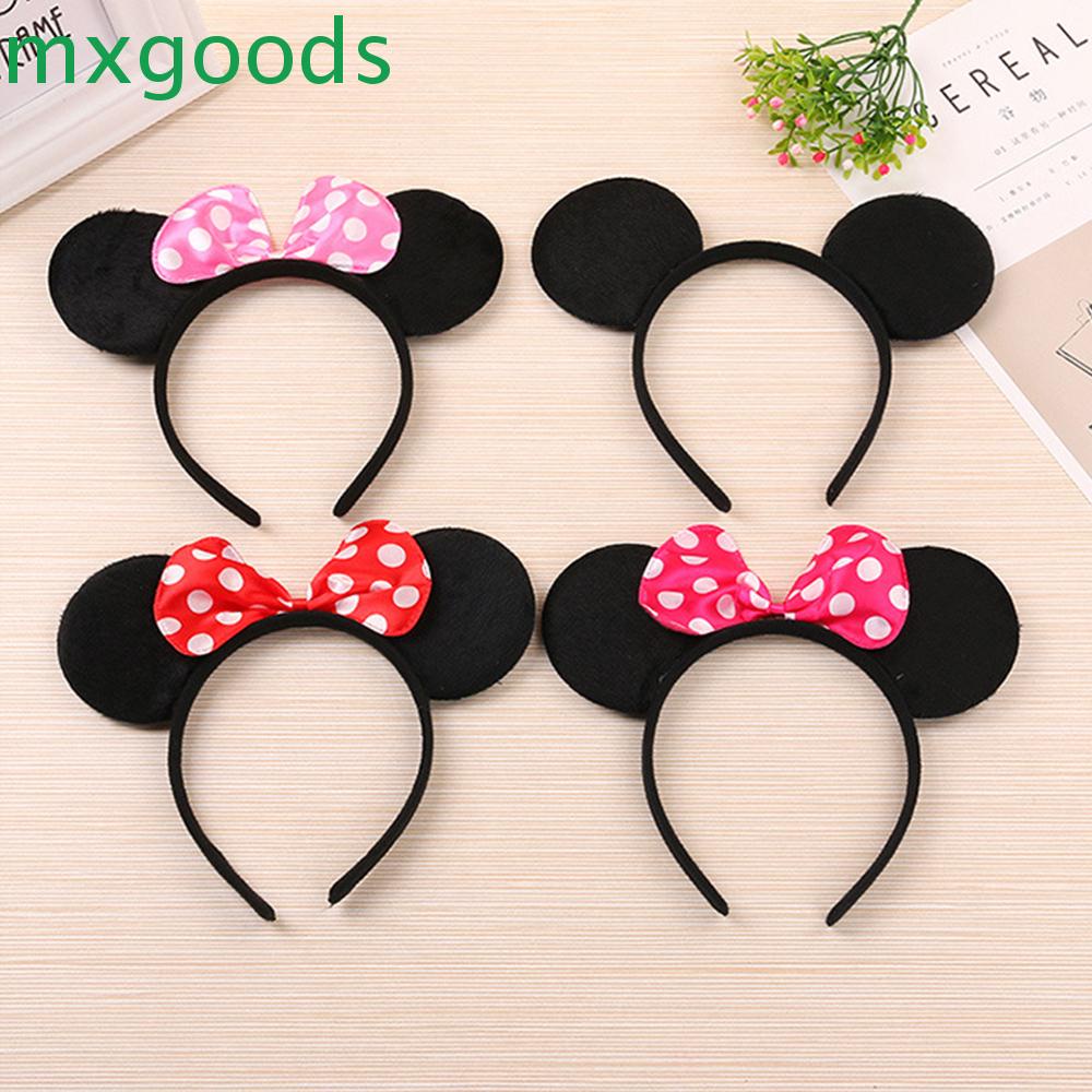 Kẹp Tóc Hình Chuột Mickey Minnie Xinh Xắn Cho Bé Gái