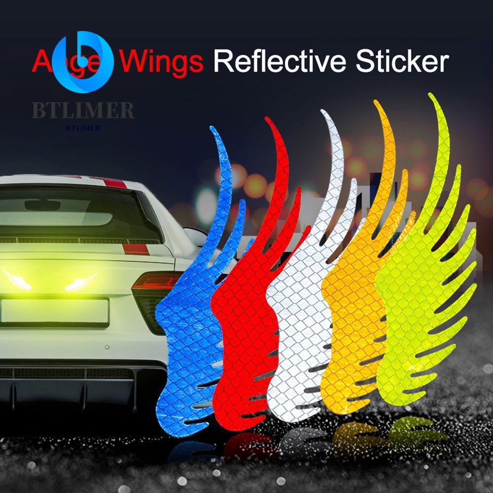 1 Cặp Nhãn Dán Cảnh Báo An Toàn Cho Xe Hơi Xe Máy