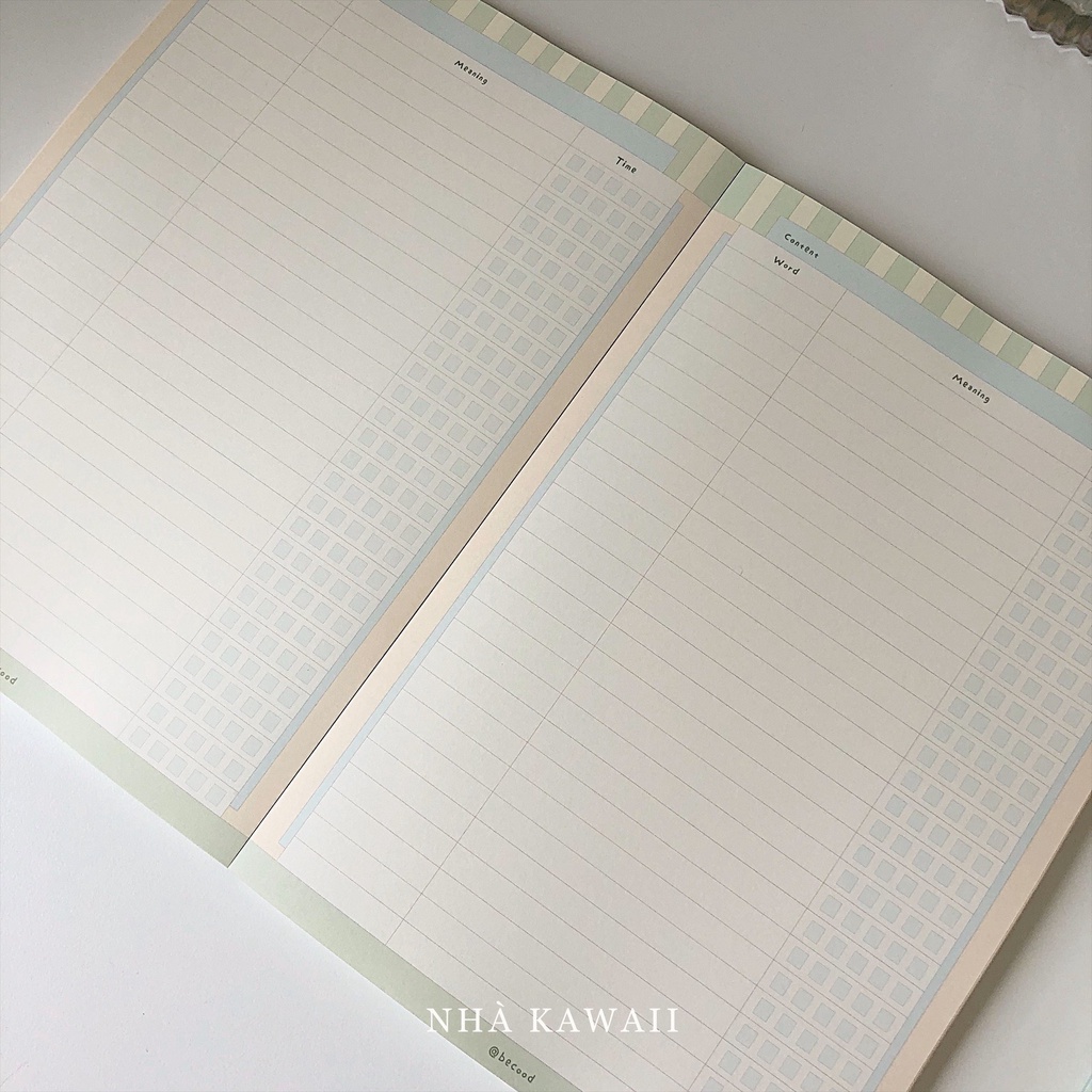 Tập giấy take note B5 cao cấp BECOOD 2 mặt