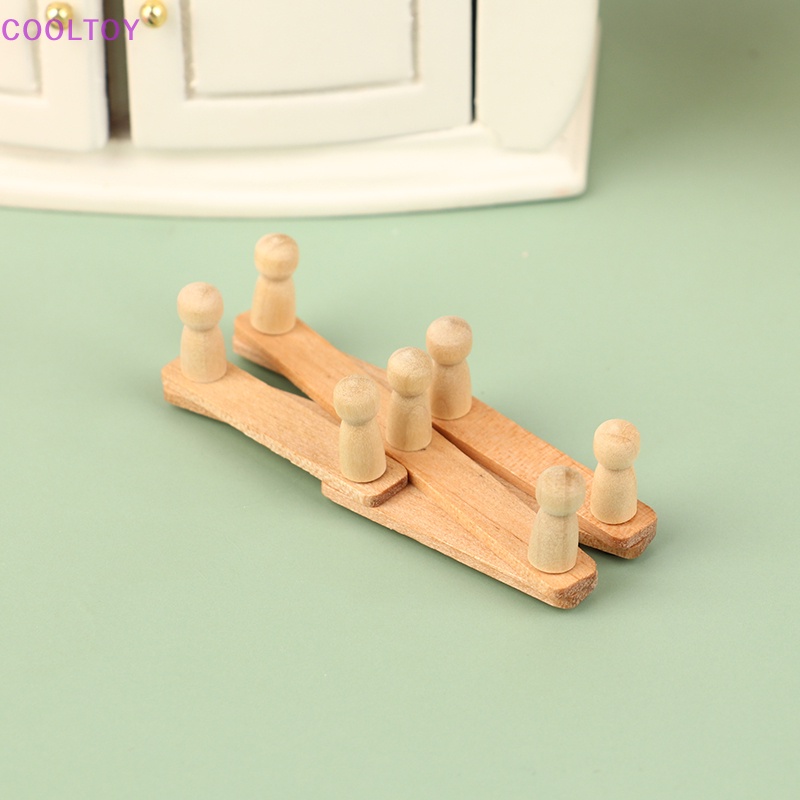 Móc Treo Quần Áo Gắn Tường Tỉ Lệ 1: 12 Trang Trí Nhà Búp Bê