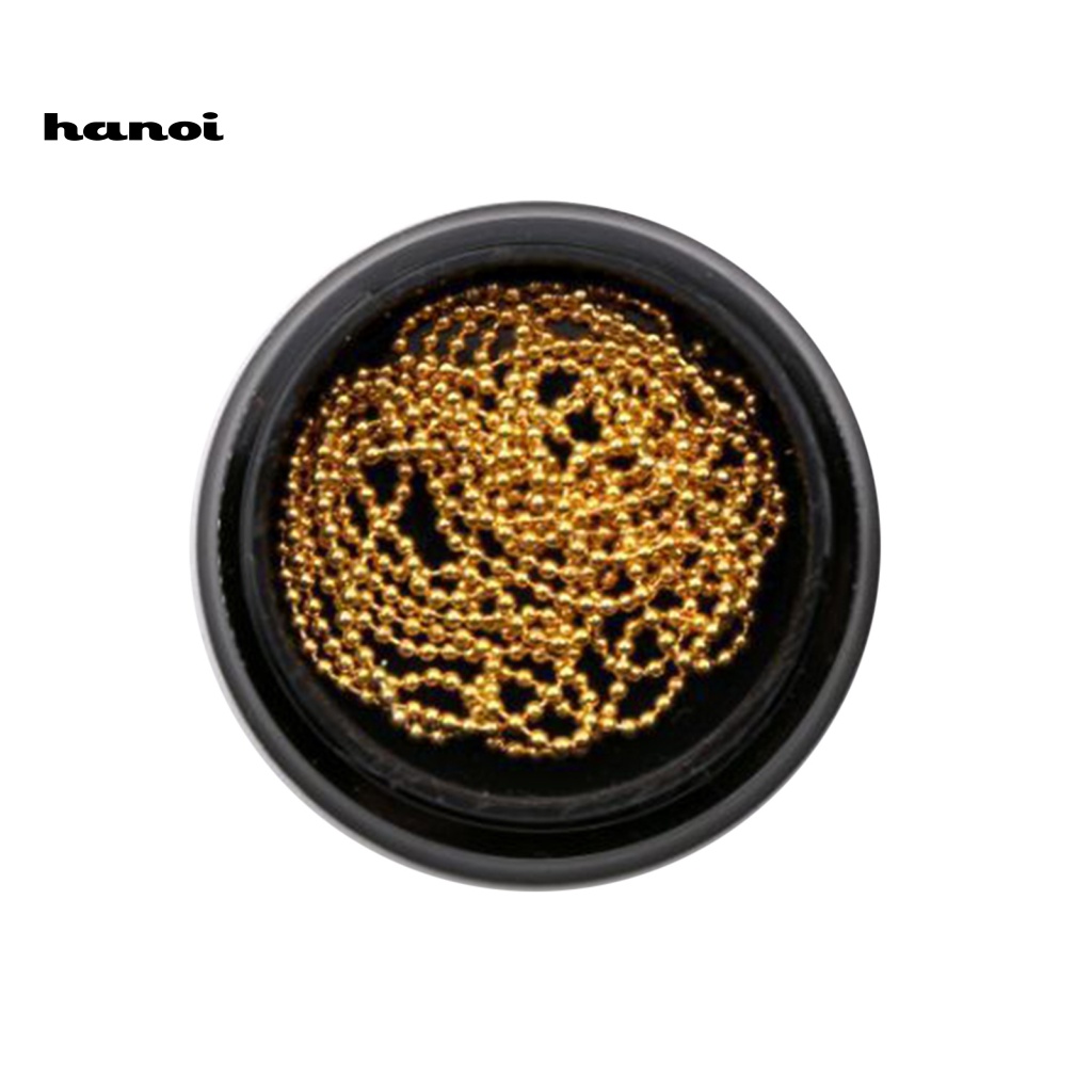 1 Hộp Phụ Kiện Dây Xích 1M Trang Trí Móng Tay Nghệ Thuật