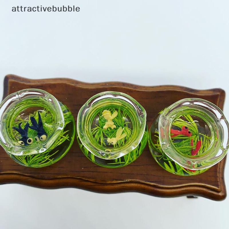 Đồ trang trí Hồ Cá Bằng Kính Thu Nhỏ Trang Trí Nhà Búp Bê