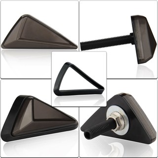 1 Pair Motorcycle Flush Mount Triangle Turn Signal Light LED Indicator Lamp