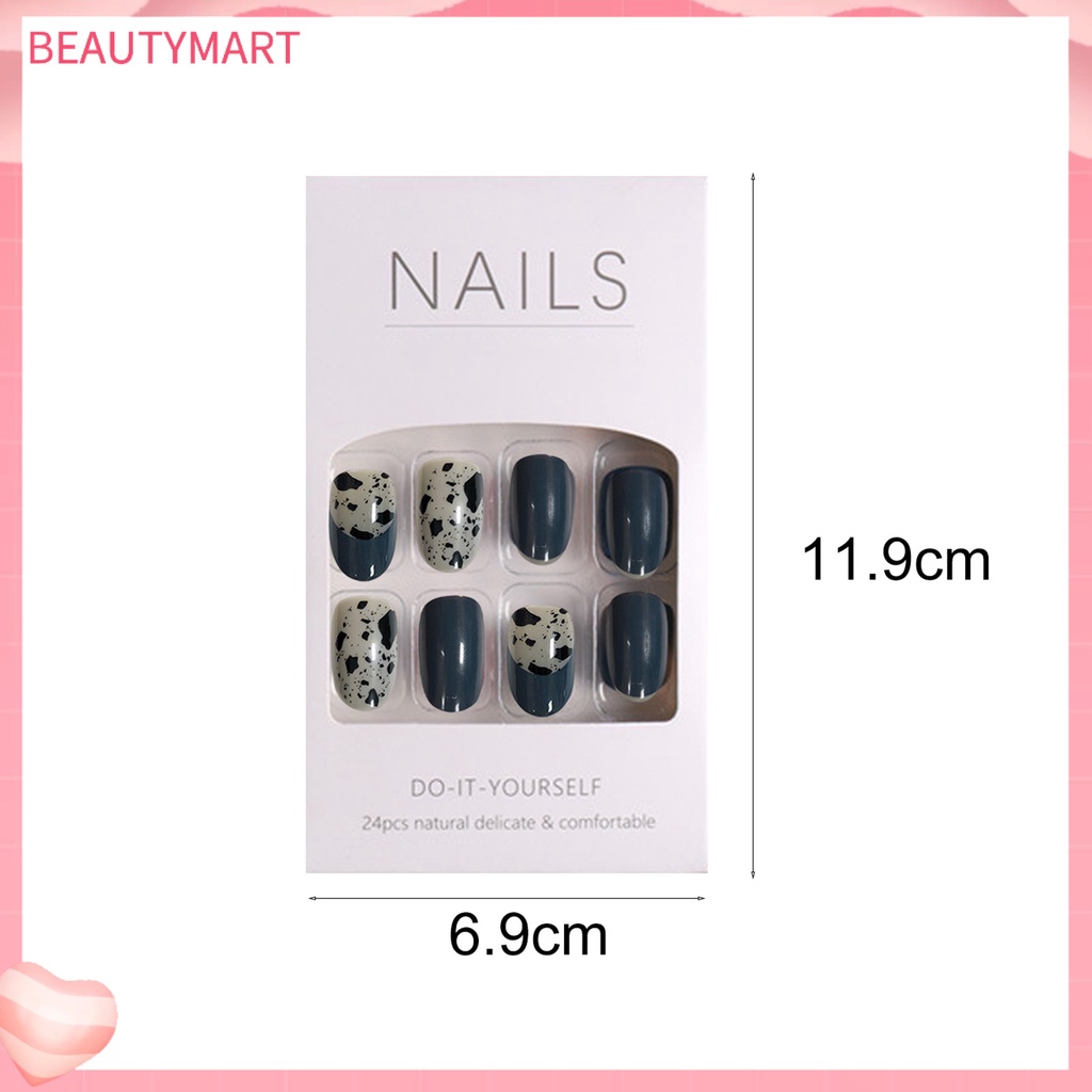 1 Bộ Móng Tay Giả Hiệu Ứng Visual Effect Siêu Mỏng Mượt Mà Dễ Sử Dụng Che Phủ Toàn Diện