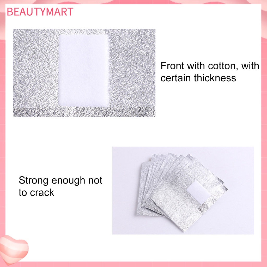 Bộ 100 Giấy Tẩy Sơn Móng Tay Không Gây Kích Ứng Thân Thiện Với Môi Trường