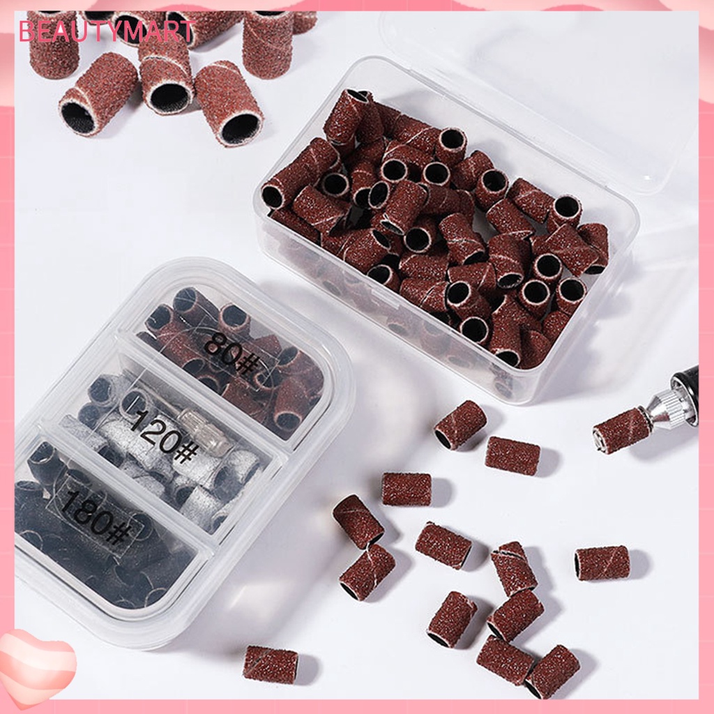 1 Hộp Vòng Cát Đánh Bóng Mài Móng Tay Đa Năng Độ Bền Cao