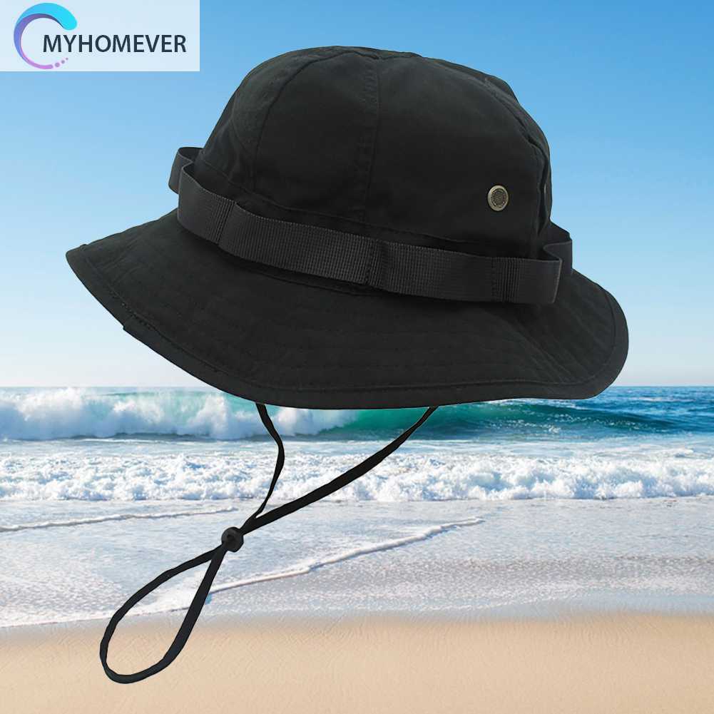 Nón Tai Bèo Chống Tia UV Bằng Vải Cotton Thoáng Khí Gấp Gọn Được Dành Cho Nam