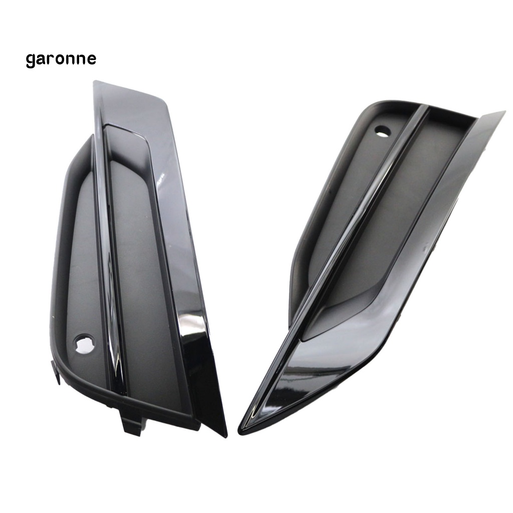 Set 2 Tấm Lưới Tản Nhiệt Bằng ABS Chống Trầy Chống Mòn Dễ Lắp Đặt Gắn Phía Trước 31425447 31425446 Ốp Bảo Vệ Chìa Khóa Xe Hơi Volvo S90 V90 16-19