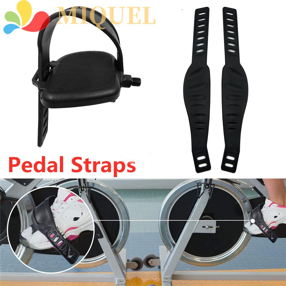 Bàn Đạp Có Dây Đeo Màu Đen Cho Xe Đạp / Tập Gym