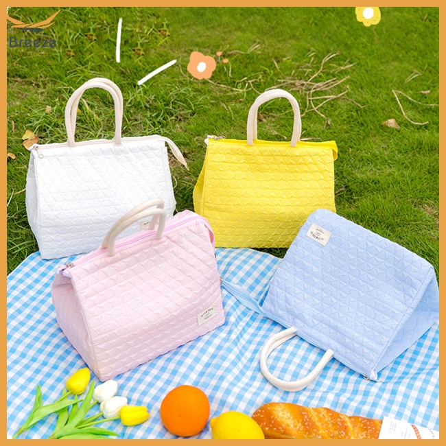 Túi Đựng Cơm Trưa Lót Giấy Nhôm Dày Dặn Cách Nhiệt Tiện Dụng Cho Học Sinh / Đi Học / Du Lịch