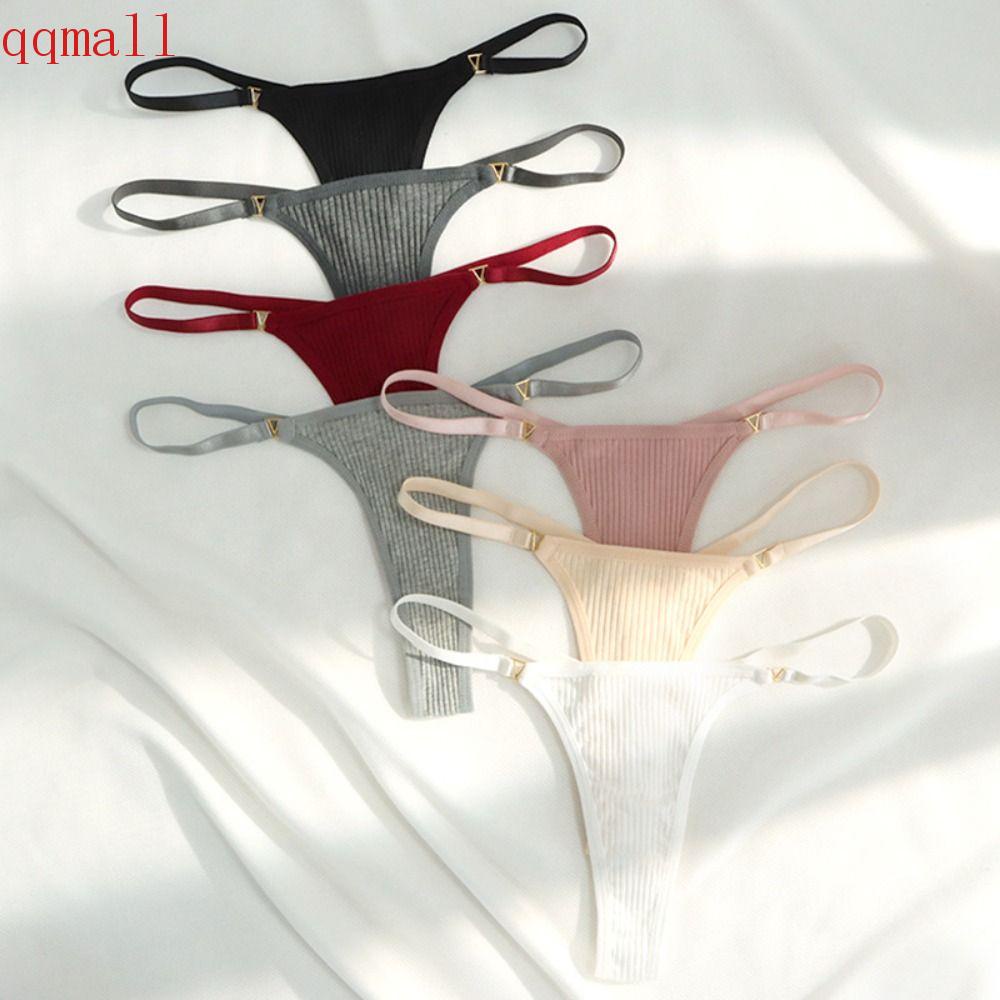 Quần Lót Nylon Chữ T Thoáng Khí Mềm Mịn Không Đường May Màu Sắc Tinh Khiết Đỏ Hồng Cho Nữ