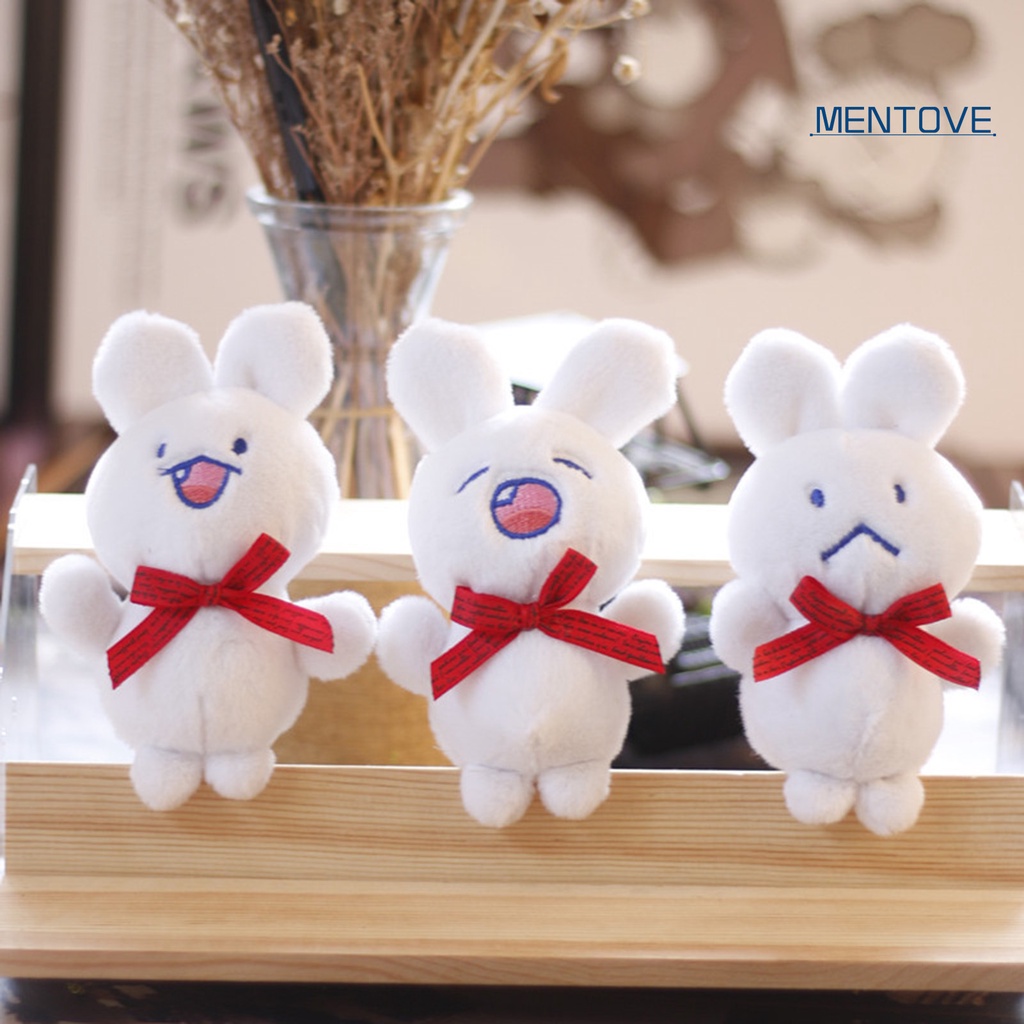 Thỏ Nhồi Bông 12cm Treo Móc Khóa Trang Trí Hoạt Hình