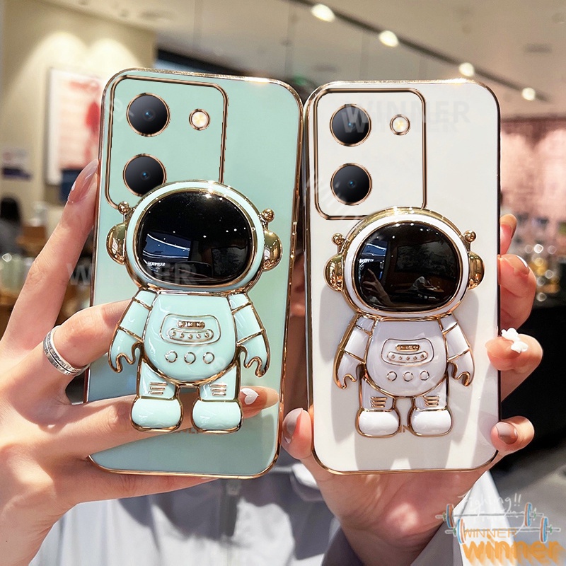 Ốp Lưng vivo Y36 Y78 Y35 Y02 Y02A Y02S Y15S Y15A Y01 Y22 Y22S Ốp Điện Thoại In Hình Phi Hành Gia 1 Cho