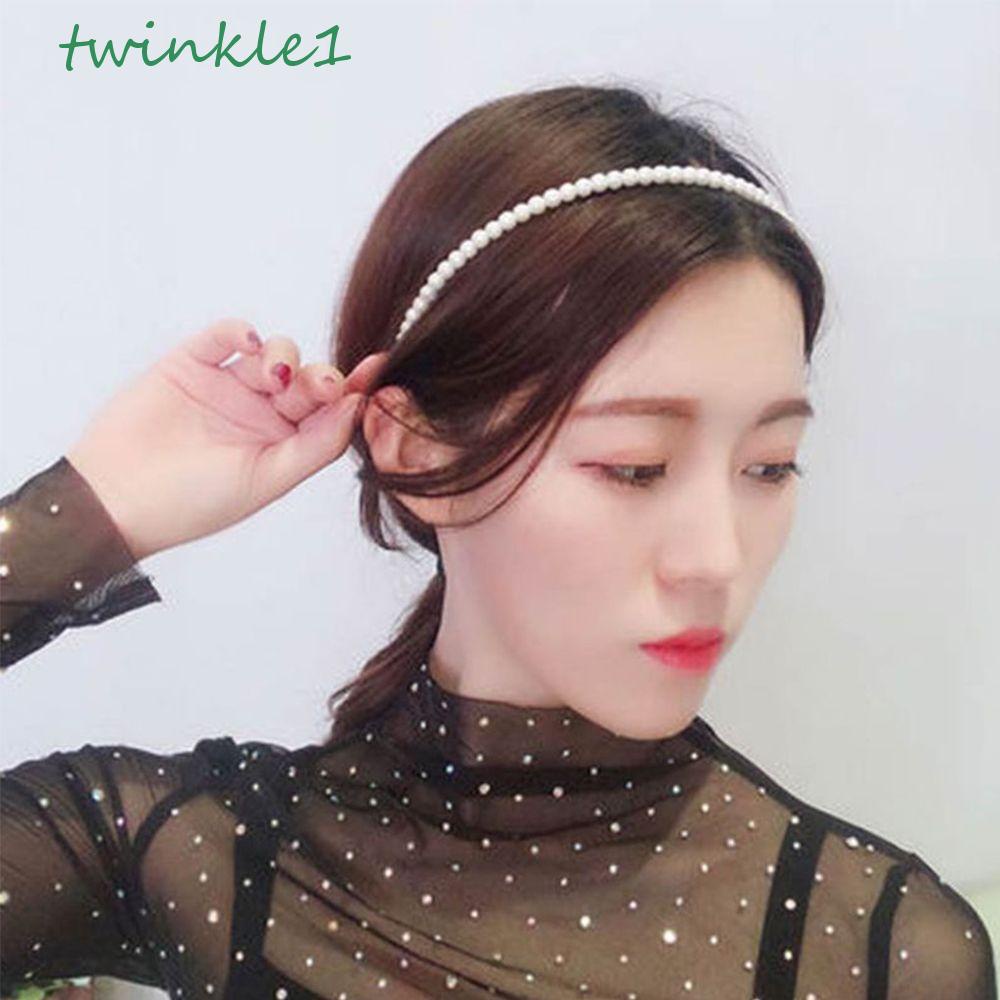 Băng Đô Cài Tóc Đính Đá Lấp Lánh Phong Cách Hàn Quốc Cho Nữ