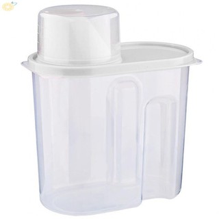 【VARSTR】Food Container Large Plastic Rice Snacks 1x Bean Box Case Cereal Grain