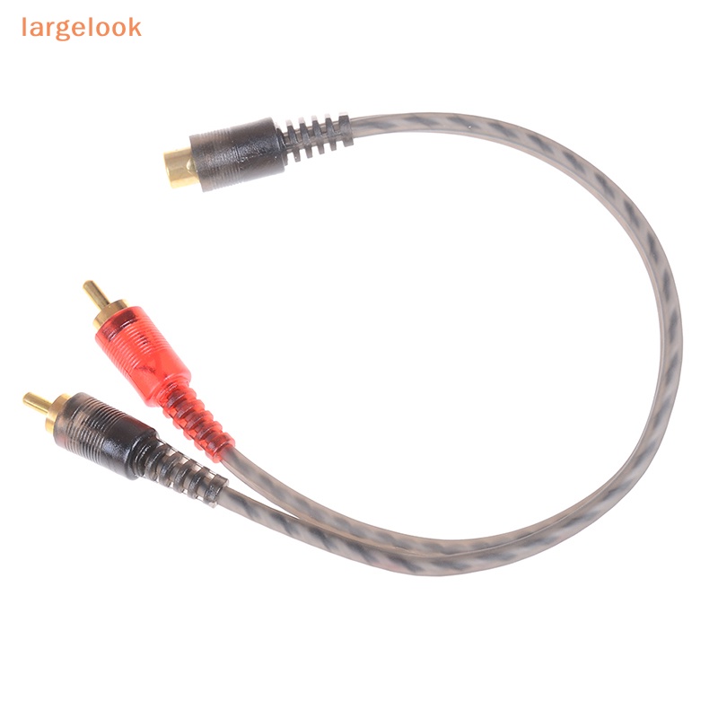 Cáp Chuyển Đổi Âm Thanh Chữ Y Từ 1RCA Cái Sang 2RCA Đực Đầy Tiện Lợi