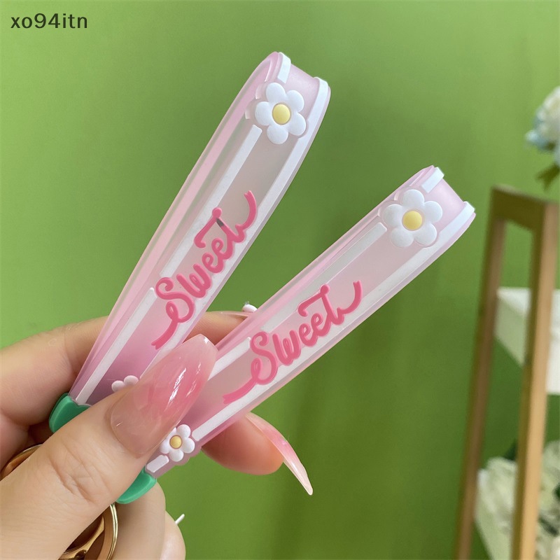 Móc Khóa Bơm Hơi Hình Thỏ Trắng / Dâu Hoạt Hình Dễ Thương Cho Cặp Đôi