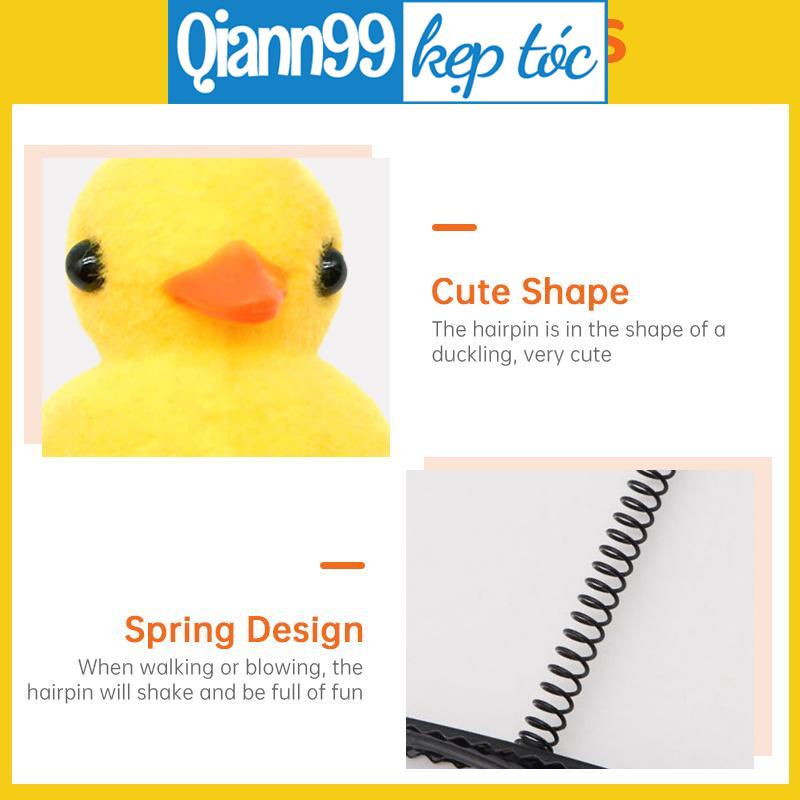 💓Kẹp Tóc Mái Hình Vịt,Gà Vàng Nhỏ Xinh Xắn Dễ Thương Cho Con Gái