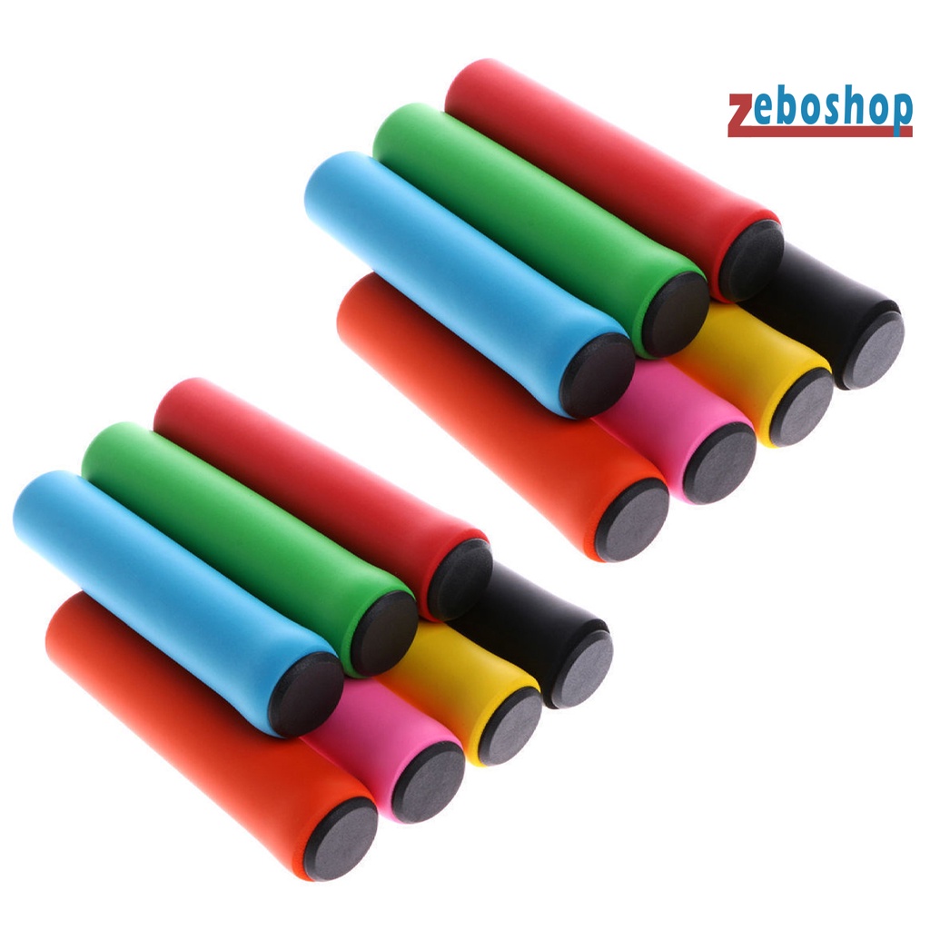 1 Cặp Vỏ Bọc Tay Lái Xe Đạp Leo Núi Bằng Silicon Mềm Siêu Nhẹ Chống Trượt