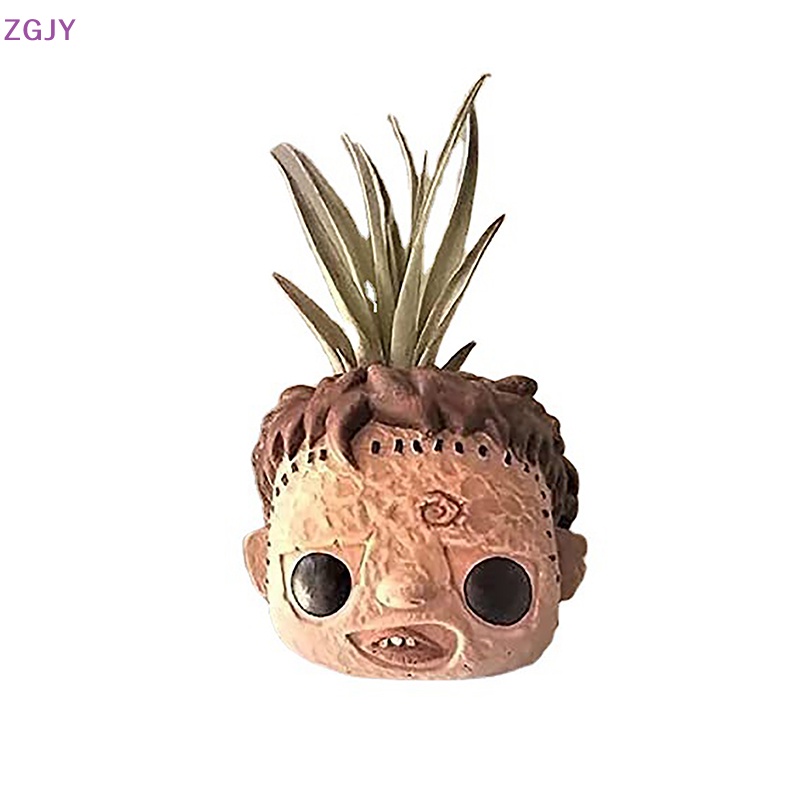 Chậu Hoa Mini Hình Đầu Lâu Kinh Dị Vui Nhộn Cho Dịp Halloween Mới